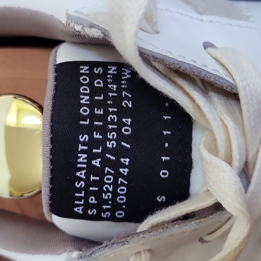 ALLSAINTS Men's Vix Lace Up Low Top Sneakers - Picture 14 of 16